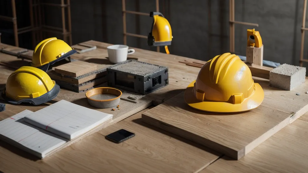 Hitzeschutz und Arbeitsschutz auf der Baustelle: digitales Bautagebuch dokumentiert die Mittagssonne über der Bodenplatte
