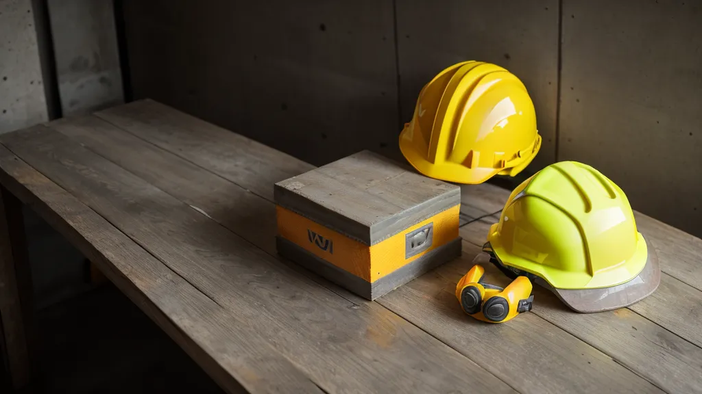 Bürocontainer auf der Baustelle mit Tablet und Bauplänen – Kommunikation zwischen Baustelle und Büro dokumentiert