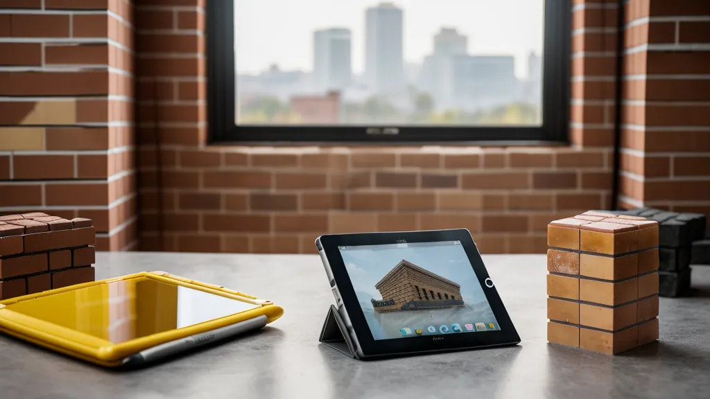 Digitales Bautagebuch auf dem Tablet mit dokumentierten Staubschutzmaßnahmen für die Baumanagement-Software
